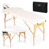 Массажный стол ModernHome 2-Section BM2524-CR, 186 см, 15.1 кг, белый цв.
