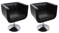 Krėslas VLX Modern 160440, juoda sp., 63 cm x 56 cm x 80 cm