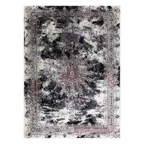 Ковер комнатные Hakano Lean Rosette, черный цв./кремовый цв./красный цв., 270 см x 180 см