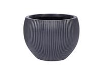 Gėlių vazonas Domoletti LT14764-1S, keramika/molis, Ø 29 cm, antracito sp.