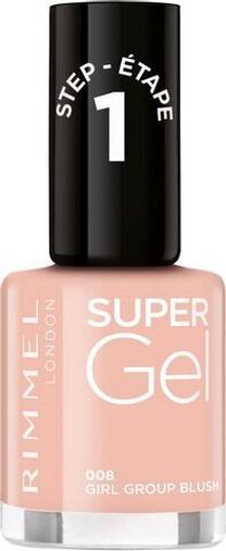 Nagų lakas Rimmel London, 008 girl group blush sp., 12 ml