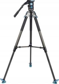 Trikojis stovas Sirui Rapid SVT-75 Pro + Fluid Head SVH15, anglies pluoštas