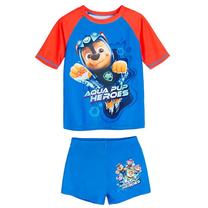 Peldkostīms ar īsām piedurknēm, neformāls vasara, zēniem Cool Club Paw Patrol, zila krās./sarkana krās., 116 сm, 2 gab.
