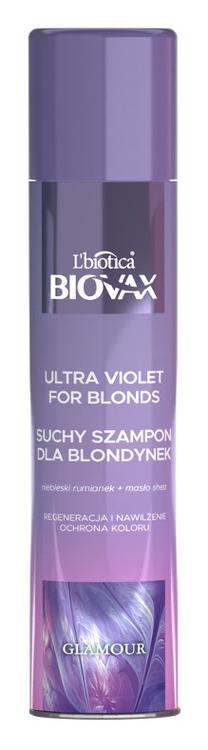 Sausas šampūnas Lbiotica Biovax Glamour Ultra Violet, 200 ml