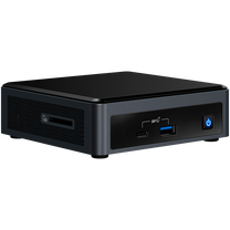 Stacionarus kompiuteris Intel NUC i3-10110U (2.10 GHz, 4.10 GHz Turbo, 4MB Cache, 15W), DDR4 (SO-DIMM), SSD, Intel UHD Graphics Dynamic Frost Canyon BXNUC10i3FNKN2