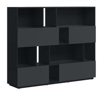Black Red White Moko Bookstand Anthracite