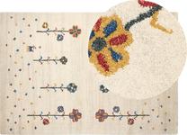 Ковер комнатные Beliani Husunli, желтый цв./красный цв./бежевый цв., 200 см x 140 см