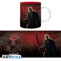 Krūzīte Abysse Friday The 13th - Jason Voorhees, melna krās./sarkana krās., 320 ml
