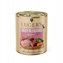 Šlapias šunų maistas Lugers Daily Pleasures, veršiena, 0.8 kg