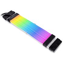 Kabelis Lian Li Strimer Plus V2 24-Pin RGB ATX (24-Pin) PLUG, ATX (24-Pin) SOCKET, 0.2 m, balta krās.