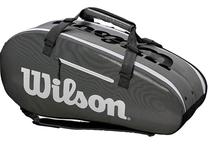 Teniso krepšys Wilson Super Tour, juoda sp./pilka sp.