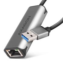 Adapteris Axagon USB - RJ-45 ADE-25R USB male, RJ-45 female, 0.15 m, pelēka krās.