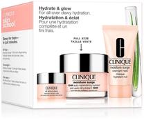 Veido priežiūros priemonių rinkinys Clinique Moisture Surge Hydrate & Glow, 85 ml, 3 vnt.