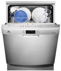 Trauku mazgājamā mašīna Electrolux, nerūsējošā tērauda krās.