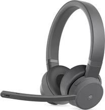 Bezvadu austiņas Lenovo Go Wireless ANC Headset, melna krās.