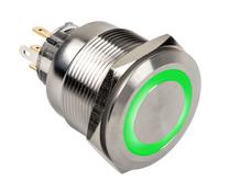 Gaismas diožu apgaismojuma slēdzis DimasTech Ring - RGB, sudraba krās.