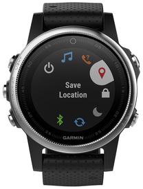 Viedais pulkstenis Garmin Fenix 5S, melns krās.