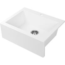 Кухонная мойка Laveo Komodo Komodo SBK_610A, White, гранит, 58 см x 49 см x 19 см, белый цв.