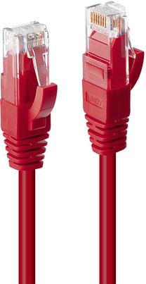 Сетевой кабель Lindy RJ-45, RJ-45, 5 м, красный цв.