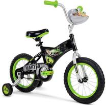 Vaikiškas dviratis Huffy Star Wars Grogu, juoda sp./žalia sp., 12"