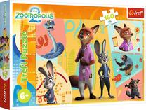 Dėlionė Trefl Zootropolis 2 15429, 27.5 cm x 41 cm, 160 vnt., įvairių spalvų