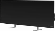 Infrasarkanais paneļu sildītājs Aeno Premium Eco Smart LED, 0.7 kW, Melna krās.