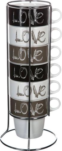 Krūzīšu komplekti Art-Pol Love, balta krās., 0.260 l