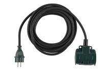 Buitinis ilgintuvas Tarmo, 3G1.5, 5 m, IP44, 1 lizdo, juoda sp.