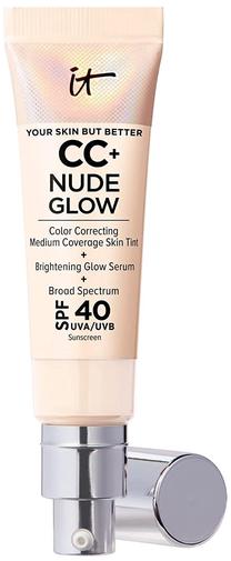 Skystas makiažo pagrindas IT Cosmetics CC+ Nude Glow, SPF 40, fair porcelain, 32 ml