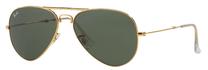 Sporta saulesbrilles Ray-Ban Aviator Classic RB3026 L2846 62-14, 62 mm, zelta krās./zaļa krās.