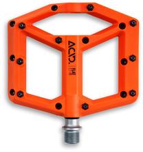 Pedalas Cube Acid Flat C1-IB, plastikas, oranžinė sp., 2 vnt.