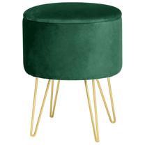 Pufas Akord Furniture Factory Lili, žalia sp., 35 cm x 35 cm x 45 cm
