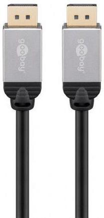 Vads Goobay Displayport 1.2 male, Displayport 1.2 male, 3 m