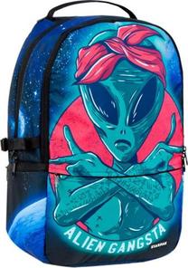 Mokyklinė kuprinė Starpak Alien Gangsta 446578, mėlyna sp./žalia sp./rožinė sp., 45 cm x 29 cm x 15 cm