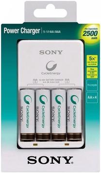 Įkraunamas elementas Sony, AA, 2500 mAh, 4 vnt.