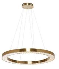 Valgusti rippuv Berella Light Moloko D80 BL5431, LED, 3000 °K, 1 x 60 W, valge v. / kuldne v., 80 x 80 cm