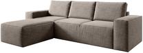 Kampinė sofa Silla Marte 20, šviesiai ruda sp., kairinė, 204 x 302 cm x 95 cm