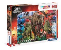Dėlionė Clementoni Jurassic World 26456, 42 cm x 62 cm, 60 vnt., įvairių spalvų