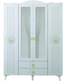 Spinta Kalune Design Elif 414, balta sp., 50 cm x 140 cm x 188 cm