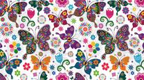 Paplūdimio rankšluostis Butterfly RPG-142, įvairių spalvų, 210 cm x 150 cm