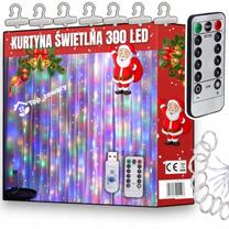 Светодиодная световая завеса Extralink 95412, 3 м, холодный белый цв., 300 LED