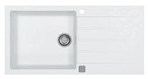 Кухонная мойка Alveus Cadit 50, гранит, 50 см x 100 см x 19.8 см, белый цв.