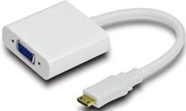 Adapteris MicroConnect Mini HDMI to VGA VGA Male, Mini HDMI female, balta sp.