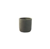 Gėlių vazonas Domoletti RP16-516 BL D12, keramika, Ø 12 cm, pilka sp.