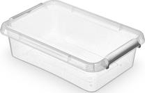 Konteiners pārtikai Orplast, 3.1 l, 29 cm x 20 cm, caurspīdīga krās./pelēka krās.