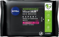 Dekoratīvās kosmētikas tīrīšanas lupatiņa Nivea MicellAIR Expert Waterproof, 20 gab.