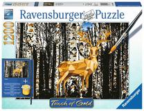 Dėlionė Ravensburger 199365, 78 cm x 55 cm, 1200 vnt., aukso sp.