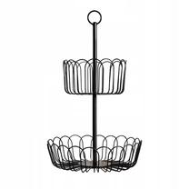 Puu- ja juurviljakorv Homla Wardon 772290, metall, 28 cm x 28 cm, must v.