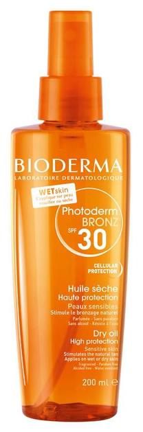 Stiprinantis įdegį aliejus Bioderma Photoderm Dry SPF30, 200 ml