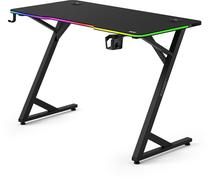 Arvutimängulaud SENSE7 Volt RGB, 120 cm x 60 cm, 76.5 cm, must v.